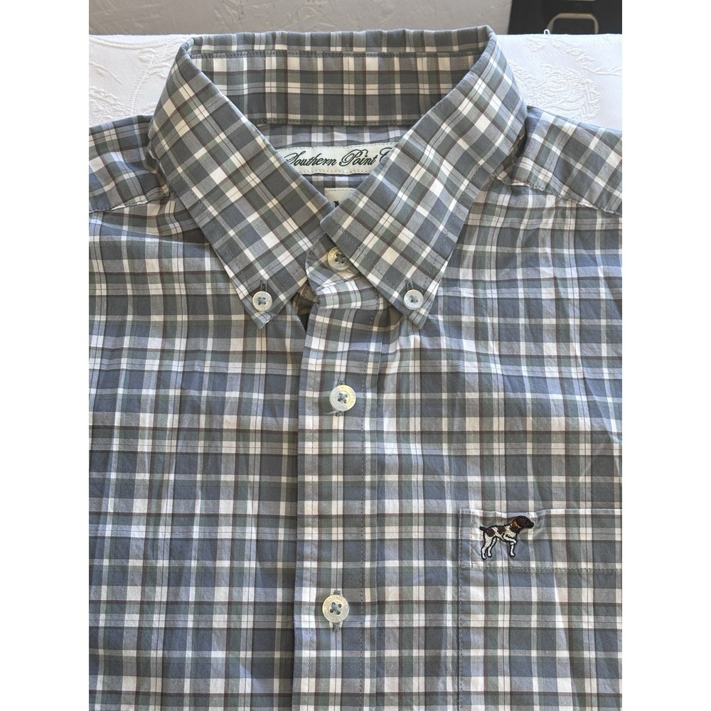 Southern Point Co Men's Medium Hadley Stretch PerformanceButton Up Shirt